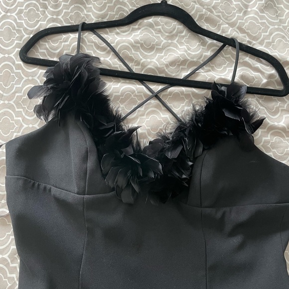 Holy Renfrew feather black dress NWT - Picture 2 of 11